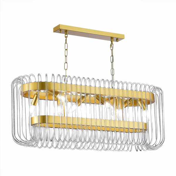 Люстра подвесная Золотистый/Прозрачный E14 8*40Вт SL1228.203.08 ST LUCE