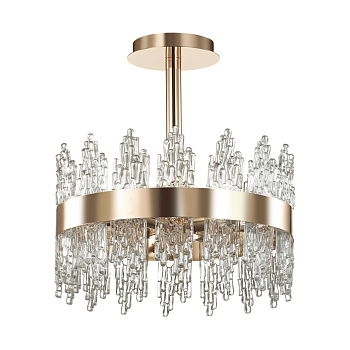 Люстра потолочная E14 4*40W 220V MARGOT золотой LUMION