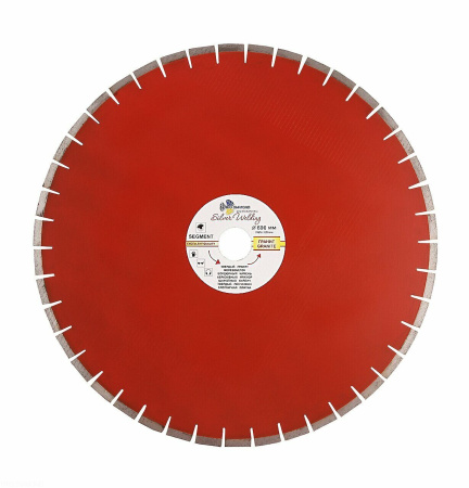 Диск алмазный отрезной 600*90 Сегмент Гранит Серебряная пайка SWG907 Trio-Diamond