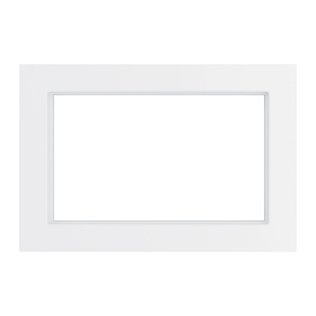 Рамка 2-местная (без перемычки), стекло, STEKKER, GFR00-7012-01, серия Катрин, белый