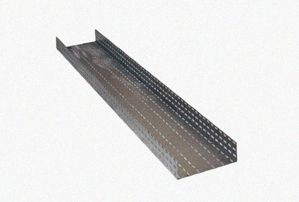 Лоток перфорированный ЛМ 100х50х2500 УТ1,5, оцинкованный лист, S1,0
