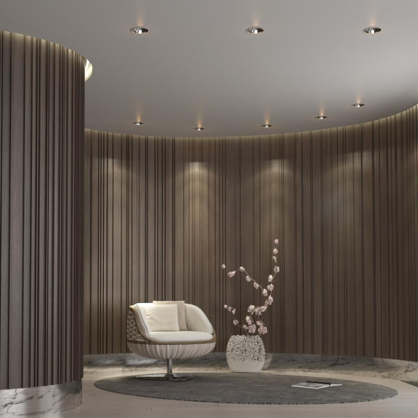 Св-к встр.св/д IP20 LED 4000К 30W 100-265V KNOF белый/хром NOVOTECH