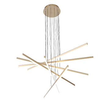 Светильник подвесной Матовое золото/Белый LED 6*16,6Вт 4000К SL394.223.06 ST LUCE