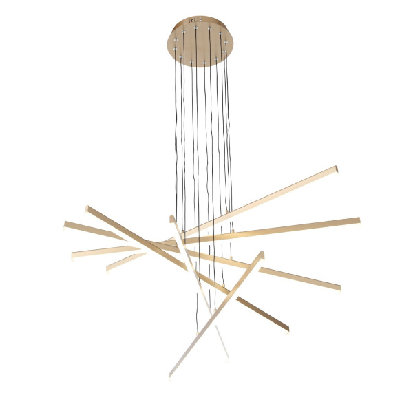 Светильник подвесной Матовое золото/Белый LED 6*16,6Вт 4000К SL394.223.06 ST LUCE