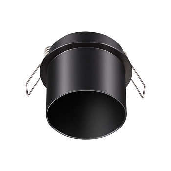 Встр.св-к IP20 GU10 50W 220V BUTT черный E NOVOTECH