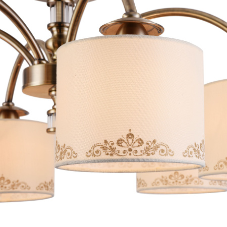 Потолочный светильник 6*E14 40Вт Латунь IP20 Ksenia FR2539CL-06BS Freya