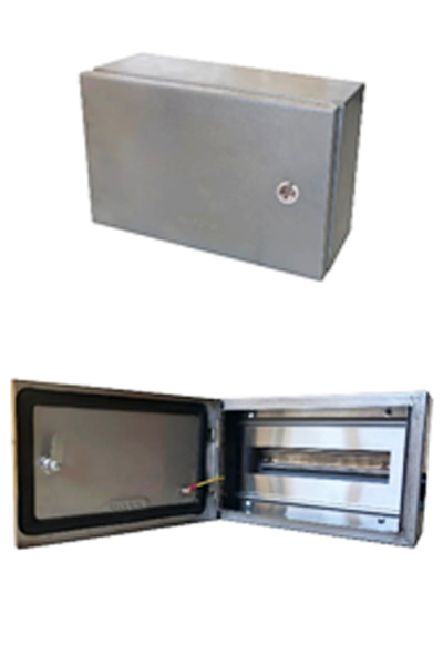 Щит распределительный навесной ЩРН-Н 12 м У2 IP55 200х310х125, нержавеющая сталь Электротехник