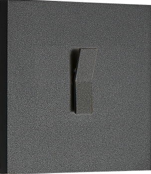 Donel N96 Переключатель на 1 тумблер, клавиша Angle, 10AX 250V, Черный, серия DT