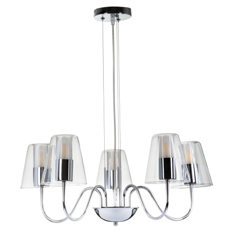 Люстра 5*E14 40Вт Хром IP20 Ursula FR5017PL-05CH Freya