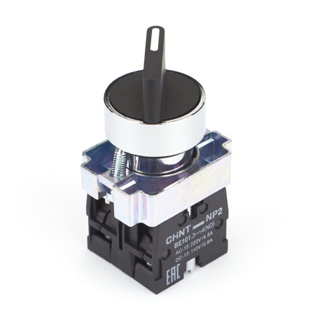 Переключатель NP2-BD53, 3 положения возвратом, 2НО, IP40 (R) CHINT
