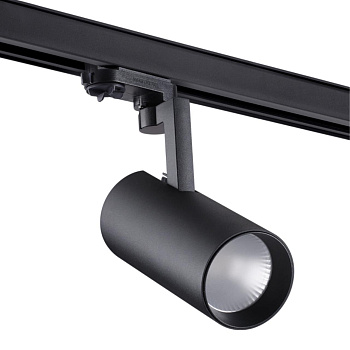 Трехфазный трековый св/д св-к IP20 LED 30W 220-240V HELIX черный NOVOTECH