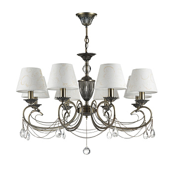 Люстра 8*E14 40Вт Бронза IP20 Brossard FR2904-PL-08-BZ Freya