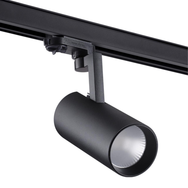 Трехфазный трековый св/д св-к IP20 LED 30W 220-240V HELIX черный NOVOTECH