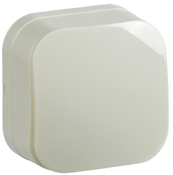 Выключатель 1-клавишный ОУ ВС20-1-0-ХК 10А GLORY кремовый IEK