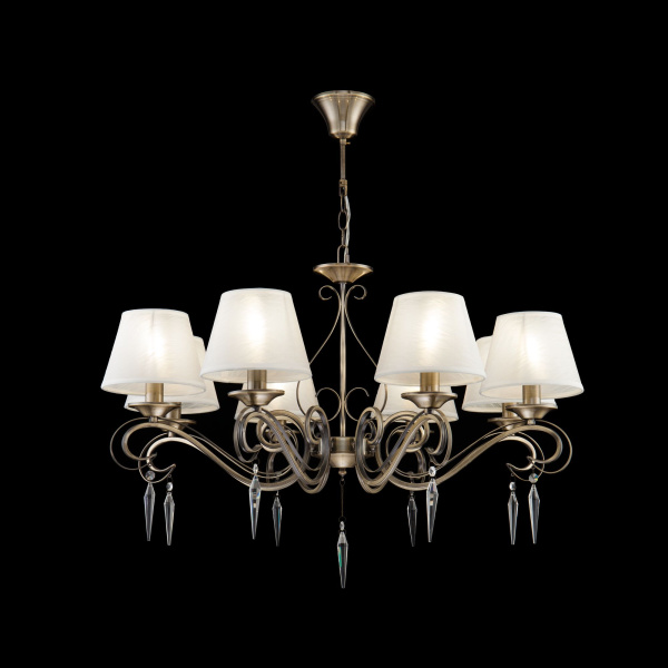 Люстра 8*E14 40Вт Бронза Антик IP20 Bonfi FR2017PL-08BZ Freya