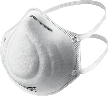 Коническая фильтрующая полумаска Ф-95, класс защиты FFP2 ЗУБР