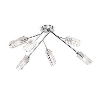 Потолочный светильник 6*E14 40Вт Хром IP20 Alma FR5097CL-06CH Freya