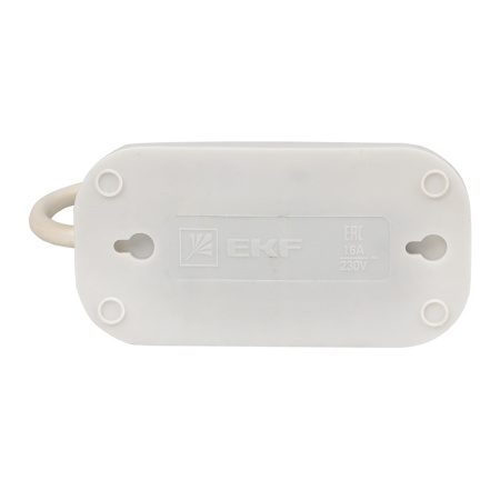 Удлинитель "Эксперт" 2 гнезда 5 метров 16А/3,5кВт с заземлением ПВС 3х1 PROxima EKF