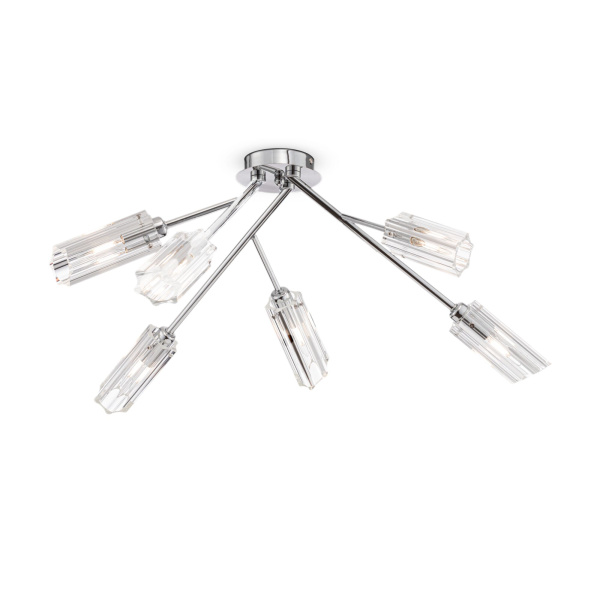 Потолочный светильник 6*E14 40Вт Хром IP20 Alma FR5097CL-06CH Freya