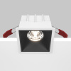 Встраиваемый светильник LED 15Вт Бело-черный IP20 Downlight DL043-01-15W4K-SQ-WB Technical Maytoni
