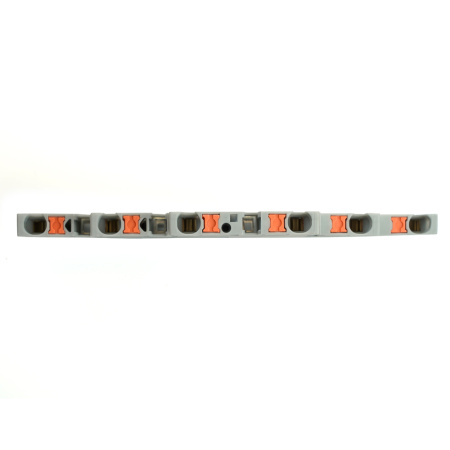 Зажим пружинный, 6-проводной проходной ЗНИ - 2,5, JXB PT 2,5, серый LD579-1-25 STEKKER