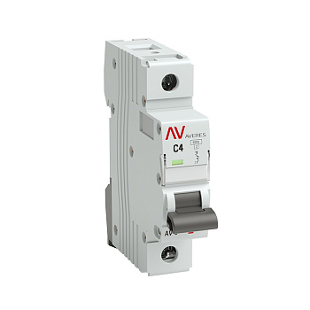 Выключатель автоматический ВА МОД 1П 4А С 6кА Averes EKF