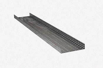 Лоток глухой ЛМГ 50х50х2000 УТ1,5, оцинкованный лист S1,0