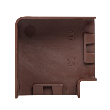 Поворот 90 гр, (40х25) (4 шт) темное дерево EKF-Plast