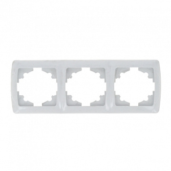 Мадрид Рамка горизонт. 3 пост . белый IP20 EKF