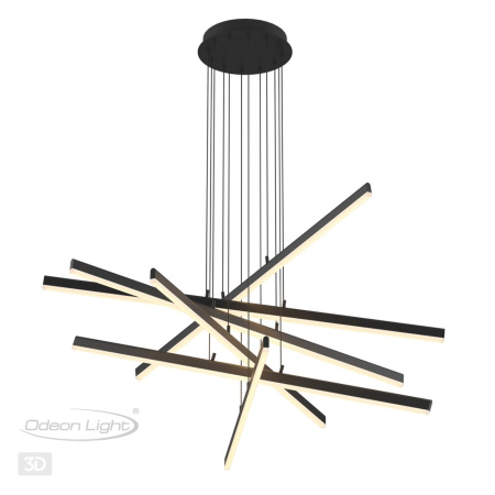 Подвесной св-к LED 4000K 96W 220V RUDY черный/металл ODEON LIGHT