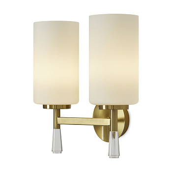 Настенный светильник (бра) 2*E27 40Вт Латунь IP20 Chic FR2031WL-02BS Freya