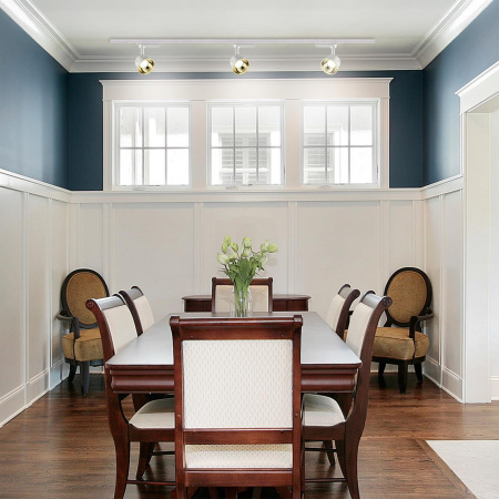 Св-к трековый IP20 LED 4000K 20W 100-265V белый/золото KNOF NOVOTECH