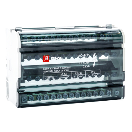 Шина нулевая в корпусе (4х15) PROxima EKF