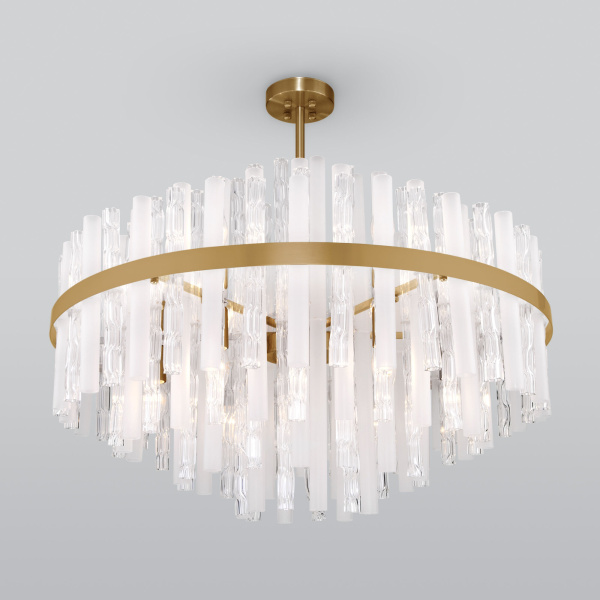 Потолочная люстра умный дом 12*E14 60Вт латунь IP20 Hollis (368/12 Smart латунь) Bogate's