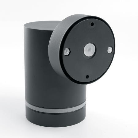 Светильник садово-парковый Feron DH1001, на стену, GX53, 230V, черный