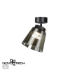 Св-к накл.св/д IP20 LED 4000K 24W 175-245V корпус черный/плафон дымчатый ARTIK NOVOTECH