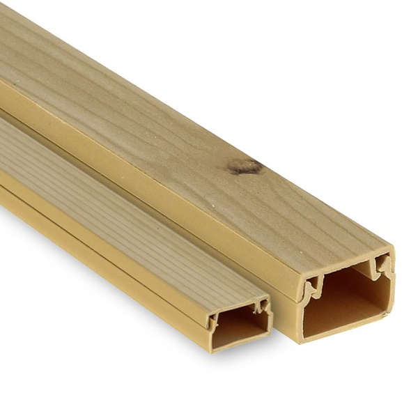 Канал кабельный (25х25) (32 м) светлое дерево EKF-Plast