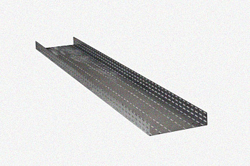 Лоток глухой ЛМГ 400х100х2000 УХЛ1, оцинкованный лист S1,0
