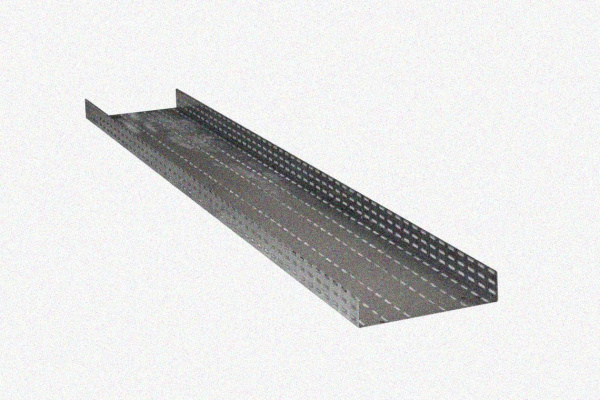 Лоток глухой ЛМГ 400х100х2000 УХЛ1, оцинкованный лист S1,0