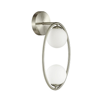 Бра G9 2*40W SLOTA никель/белый ODEON LIGHT