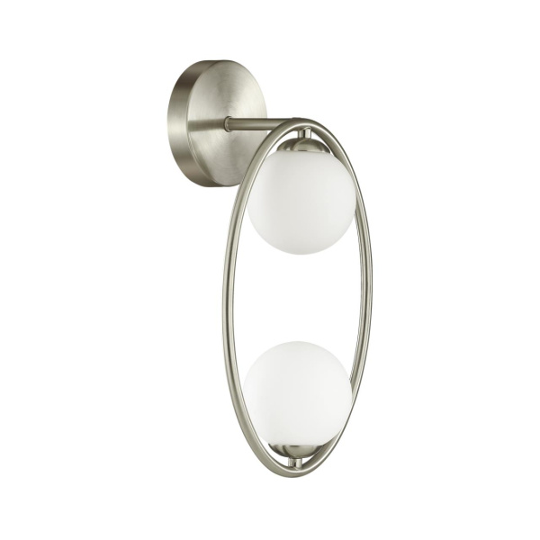 Бра G9 2*40W SLOTA никель/белый ODEON LIGHT Бра G9 2*40W SLOTA никель/белый ODEON LIGHT