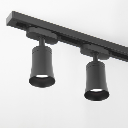 Трековый светильник для однофазного шинопровода 1*GU10 черный IP20 Vetro (a043142) Elektrostandard
