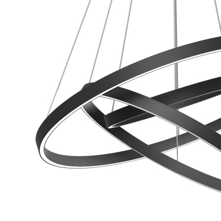 Подвесной светильник LED 107Вт Черный IP20 Rim MOD058PL-L100BK Maytoni