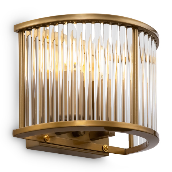 Настенный светильник (бра) 2*E14 60Вт Латунь IP20 Savoy FR5053WL-02BS Freya