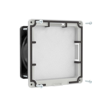 Вентилятор с фильтром RV 40 м3/ч, 24 В DC, 112x112 мм, IP54, RAL9005 DKC