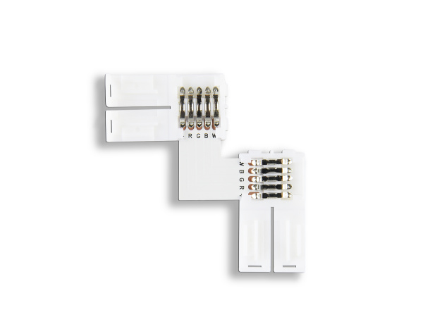 Соединитель угловой L для светодиодной ленты 5050 12/24V (5 конт.) GS6751 (10шт) Ambrella Light