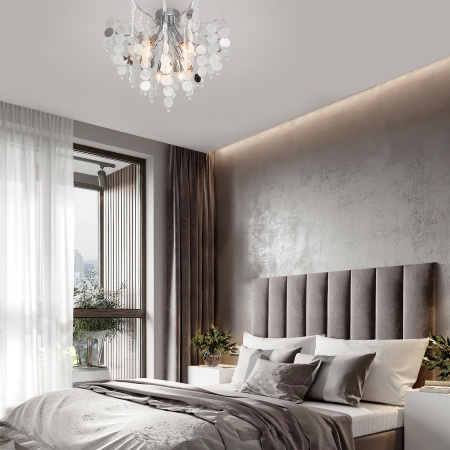 Умный потолочный светильник 9*E14 60Вт хром IP20 Bolla (334/9 хром) Bogate's