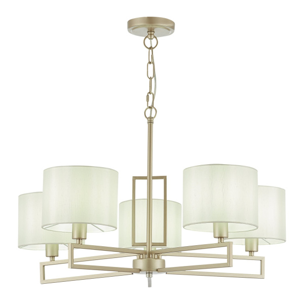 Люстра подвесная Матовое золото/Белый E14 5*40Вт SLE105803-05 EVOLUCE