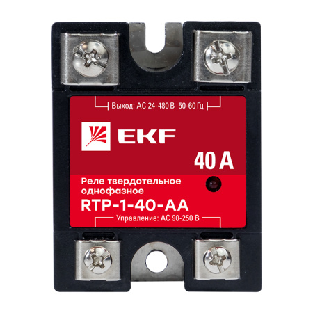 Реле твердотельное однофазное RTP-40-AA PROxima EKF