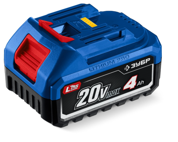 Аккумулятор 20 В, 4.0 А·ч, LMS, ПРОФЕССИОНАЛ Power PRO, ЗУБР 